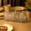 Dry Fruit Storage Jars – 3-Piece Set with Tray for Freshness