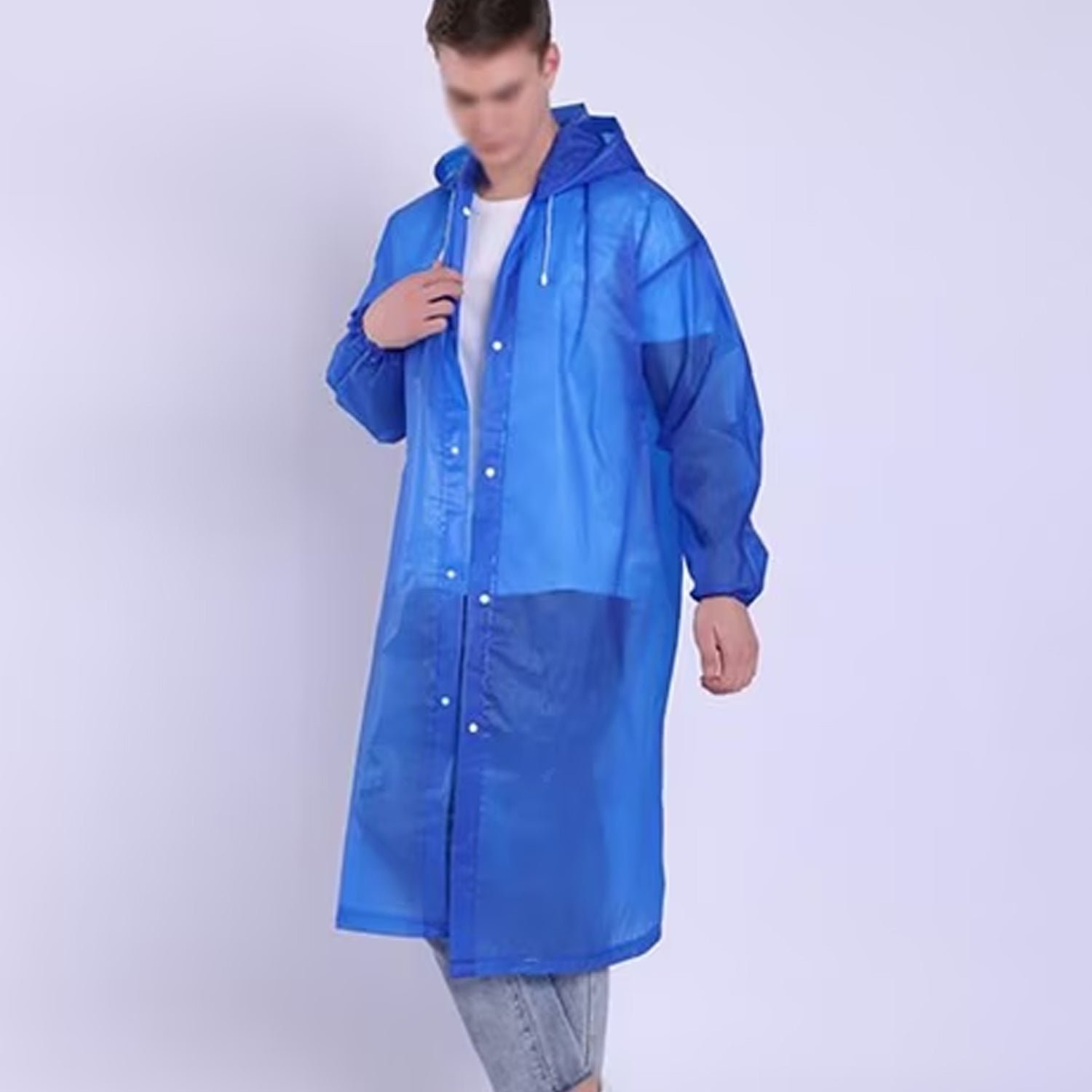 Portable EVA Raincoat for Adults & Kids Monsoon Travel