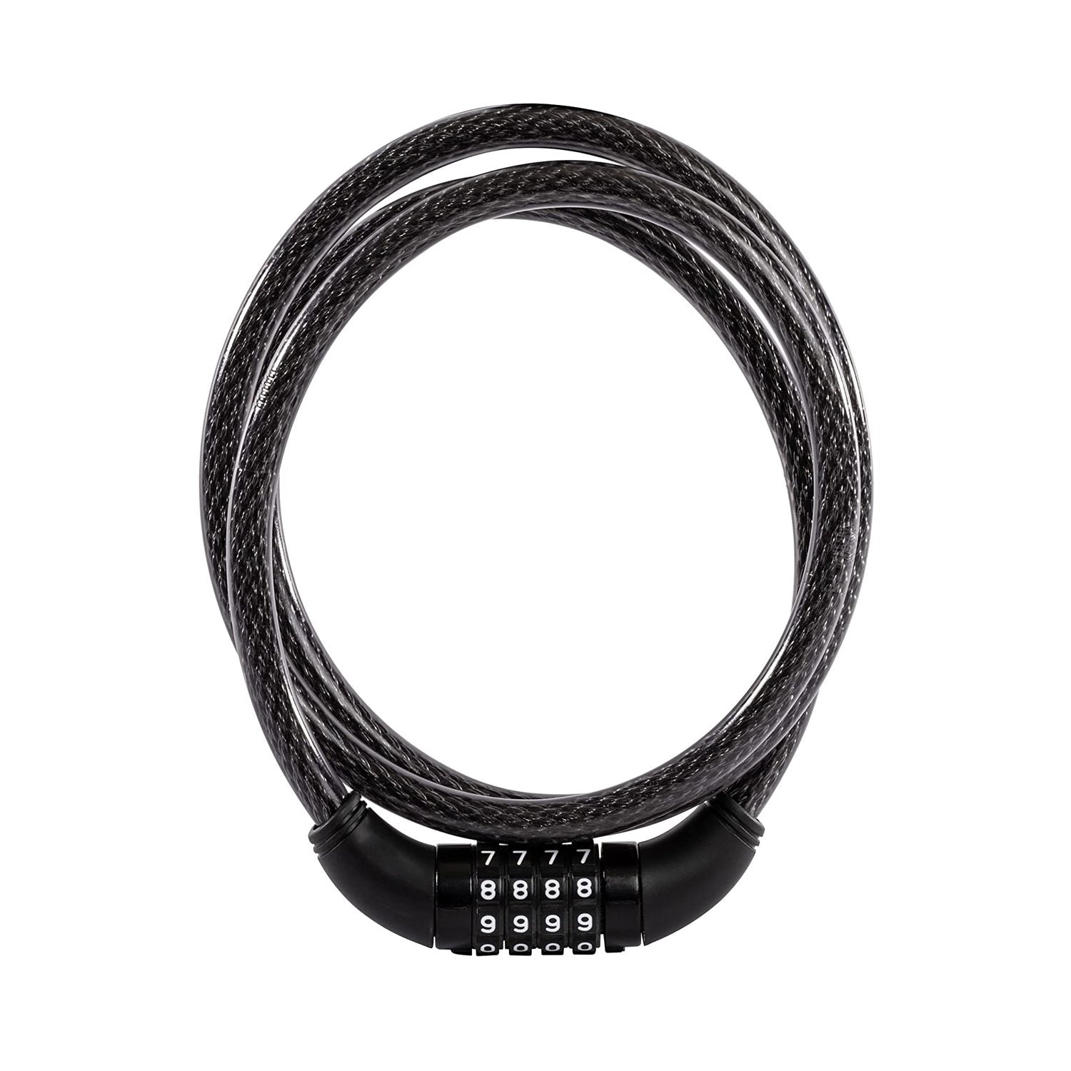 Bicycle Cable Lock – Heavy Duty 4-Dial Combination, Multi-Use | Safora