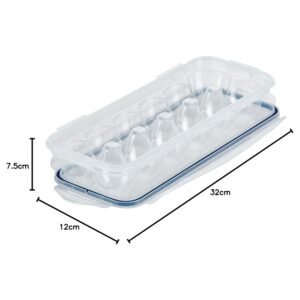 Egg Storage Box – 12-Grid Airtight Refrigerator Organizer