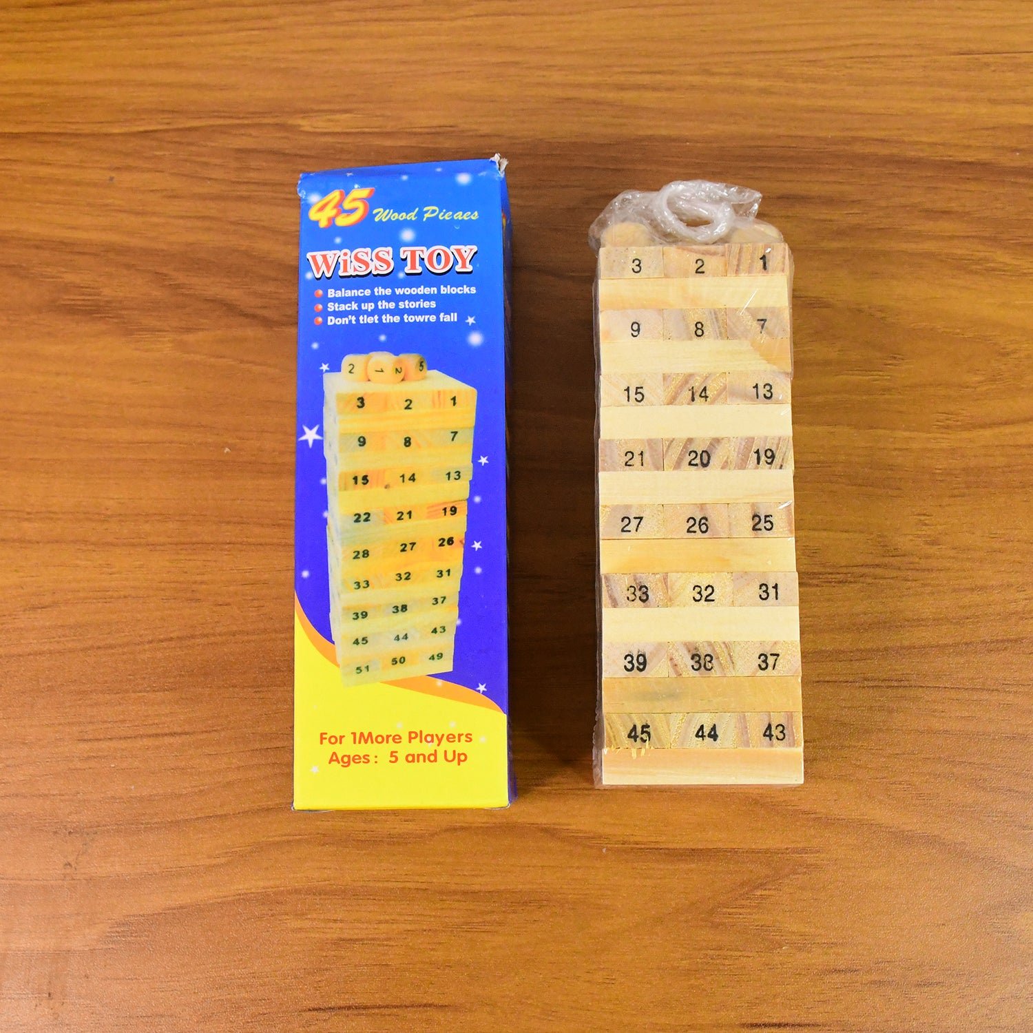 Wooden Stacking Game – Tumbling Tower Fun for Kids | BlissDolly