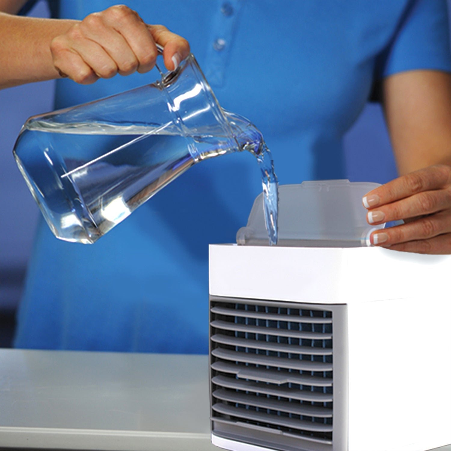 Mini Portable Air Cooler – Personal USB Cooling with LED | Airvanta