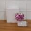 Plug-In Aroma Diffuser Lamp – Purple Mosaic Glass Night Light