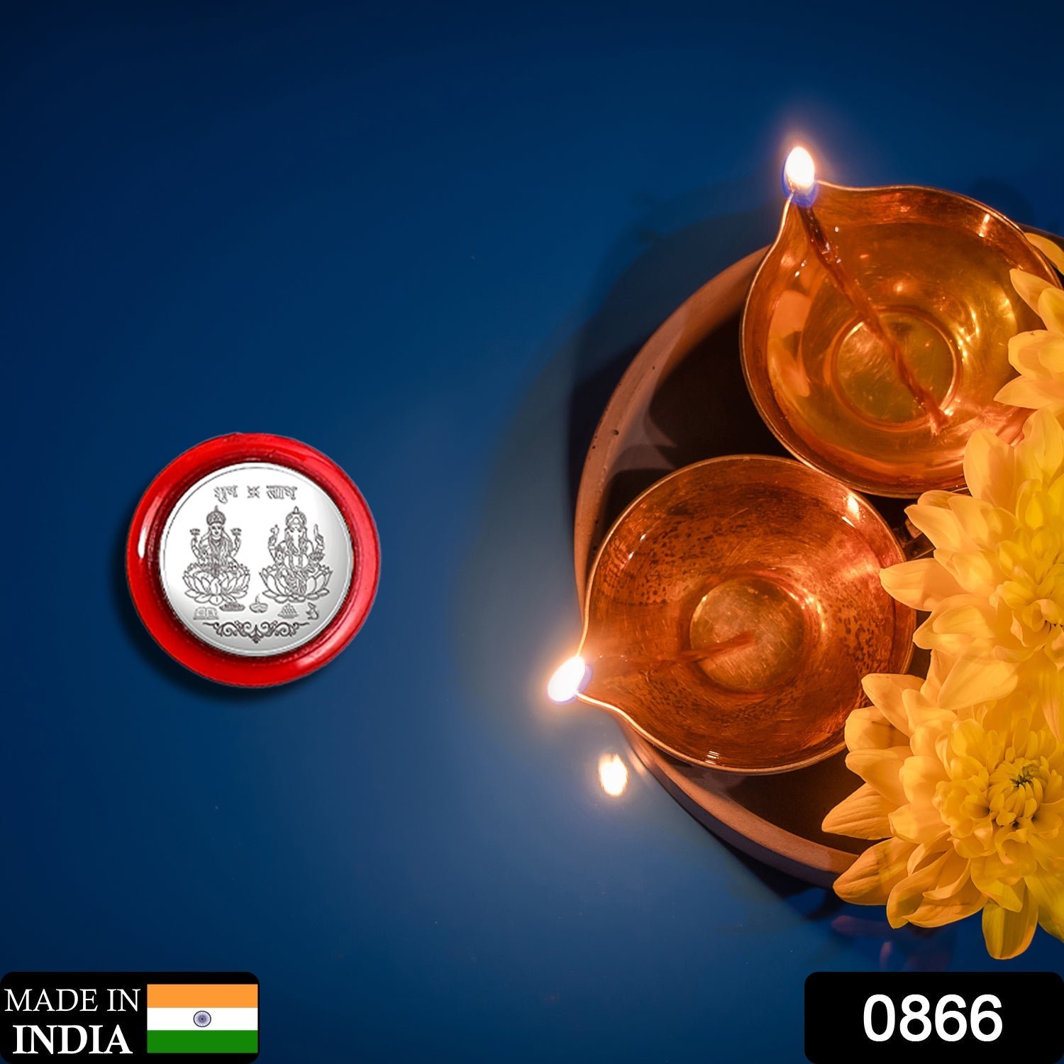 Goddess Lakshmi Pooja Coin – Symbol of Wealth & Blessings