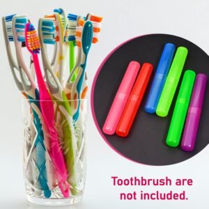 Travel Toothbrush Covers – 6pc Anti-Bacterial Set | BrushedUp
