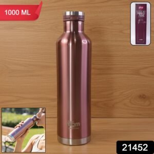 Insulated Stainless Steel Water Bottle – 1000ML Durable Hydro Flask
