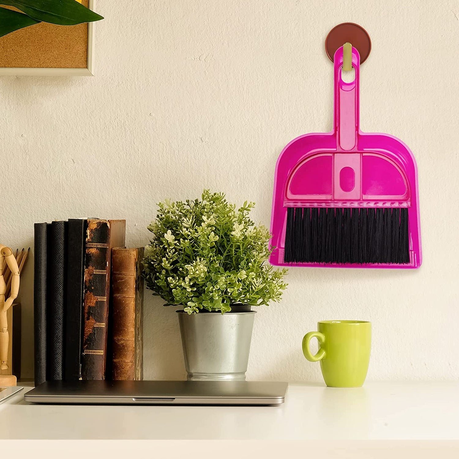 Dustpan and Brush Set – Multipurpose Home Cleaning | Velvet Wipe