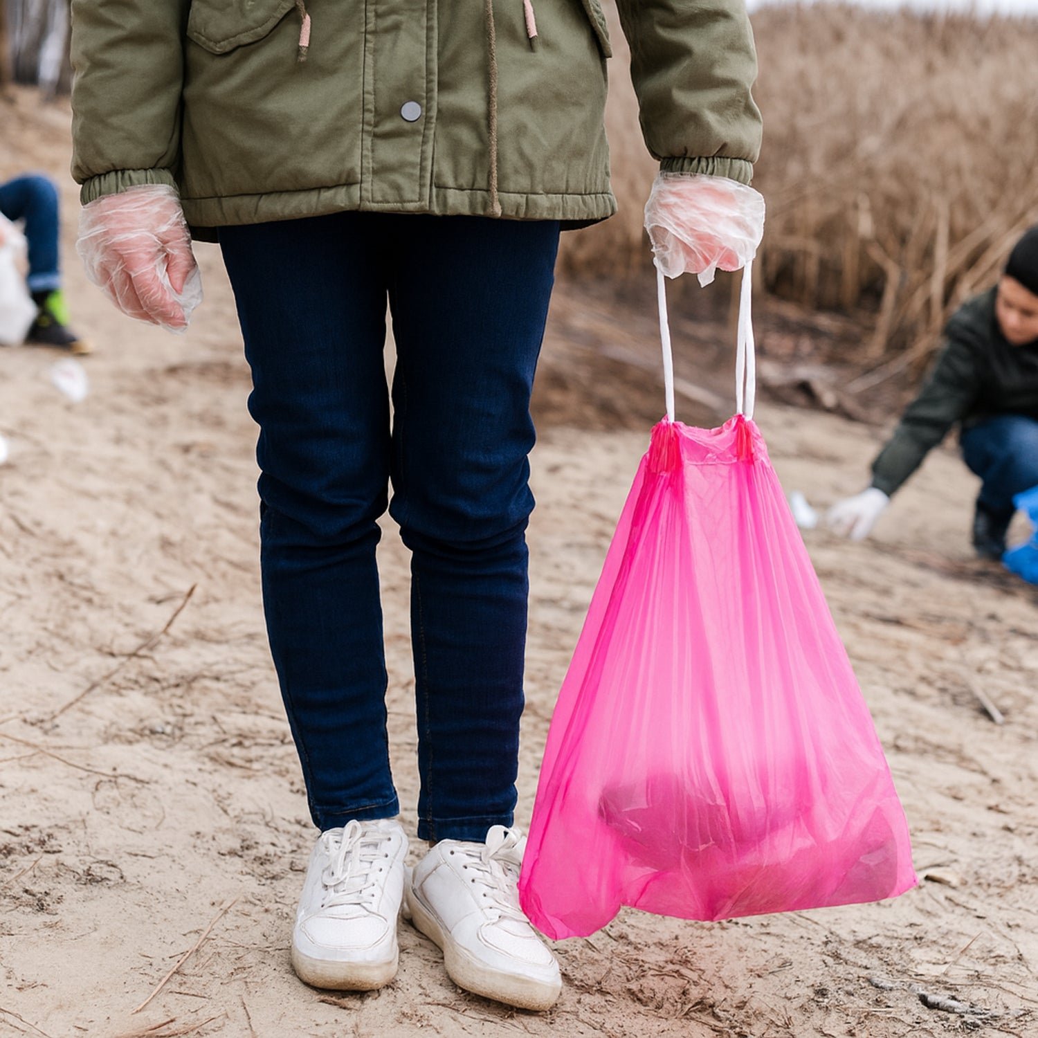 Biodegradable Garbage Bags – Durable Leak-Proof 45x45 cm