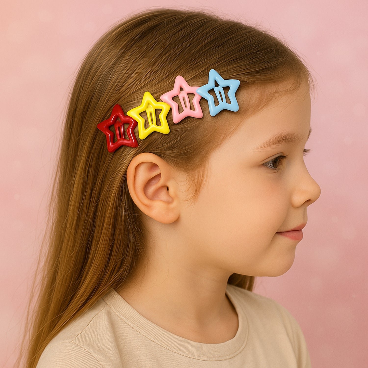 07_hair-clip Metal Star Hair Clips – Set of 10 Colorful Barrettes for All Ages