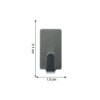 Self Adhesive Wall Hooks – Strong Hold, No Drilling, 6 Pc Set