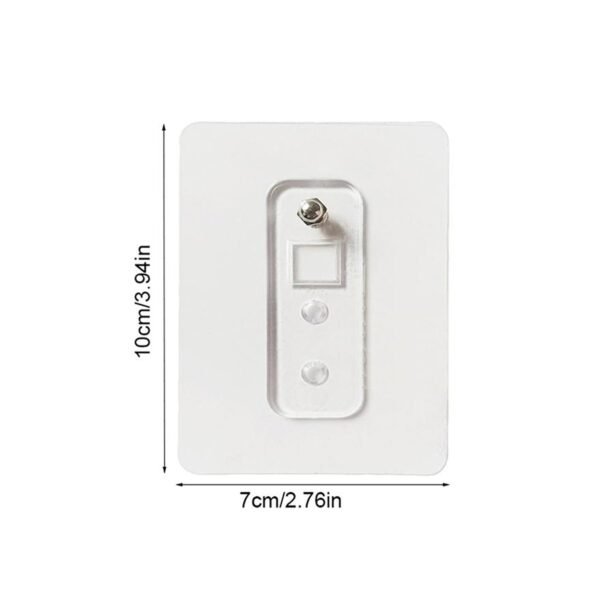 Strong Adhesive Wall Hook – Damage-Free, Easy to Install