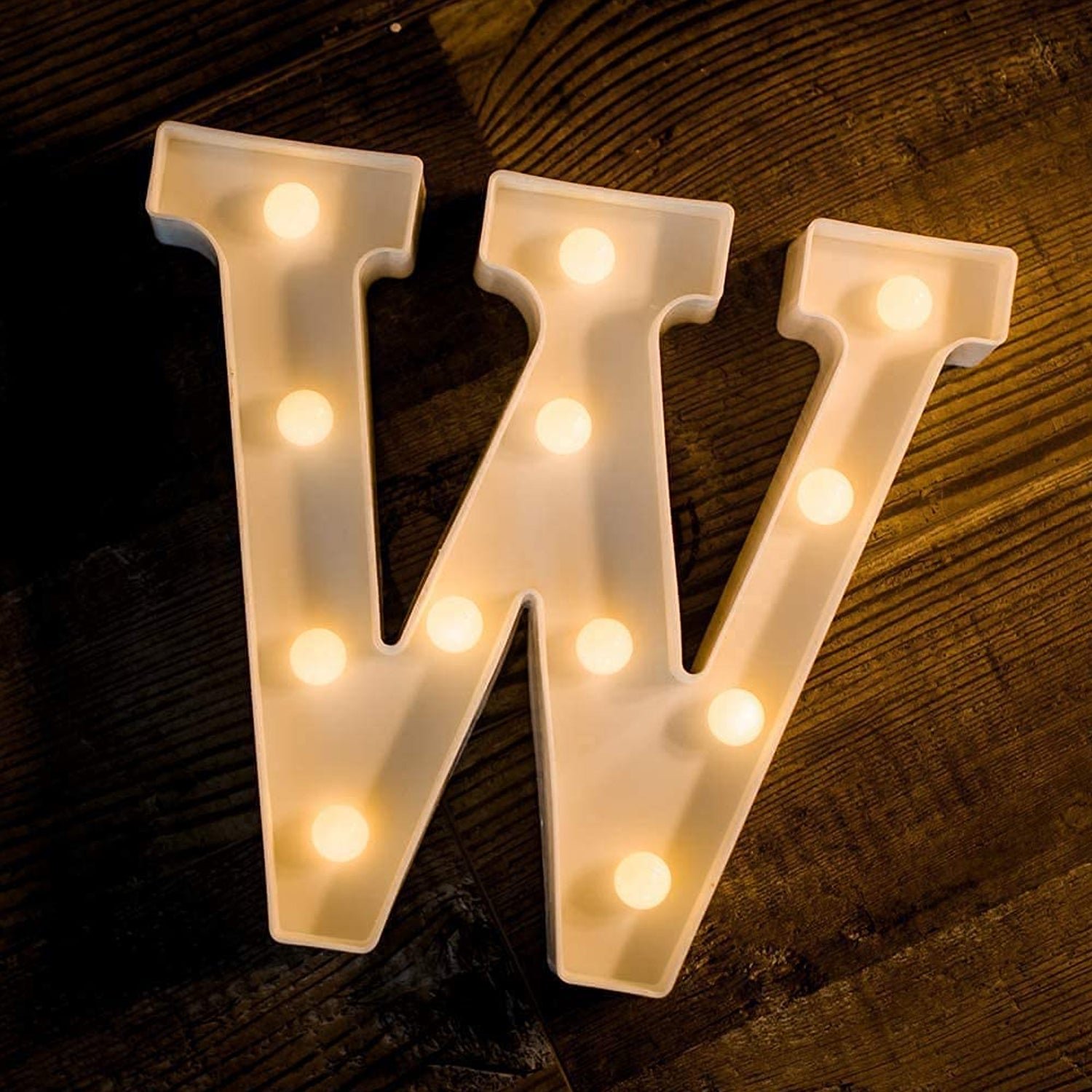 W Shaped LED Night Light – Soft Warm Glow Decorative Lamp