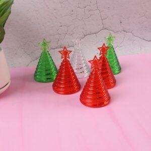 LED Christmas Tree Decorative Lights – Set of 6 Mini Battery Operated Lamps