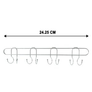 Heavy Duty Wall Mounted Hook Rack – Durable Stainless Steel Organizer