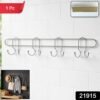 Heavy Duty Wall Mounted Hook Rack – Durable Stainless Steel Organizer
