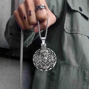 Hanuman Locket – Devotional Silver Pendant | Soul Signs
