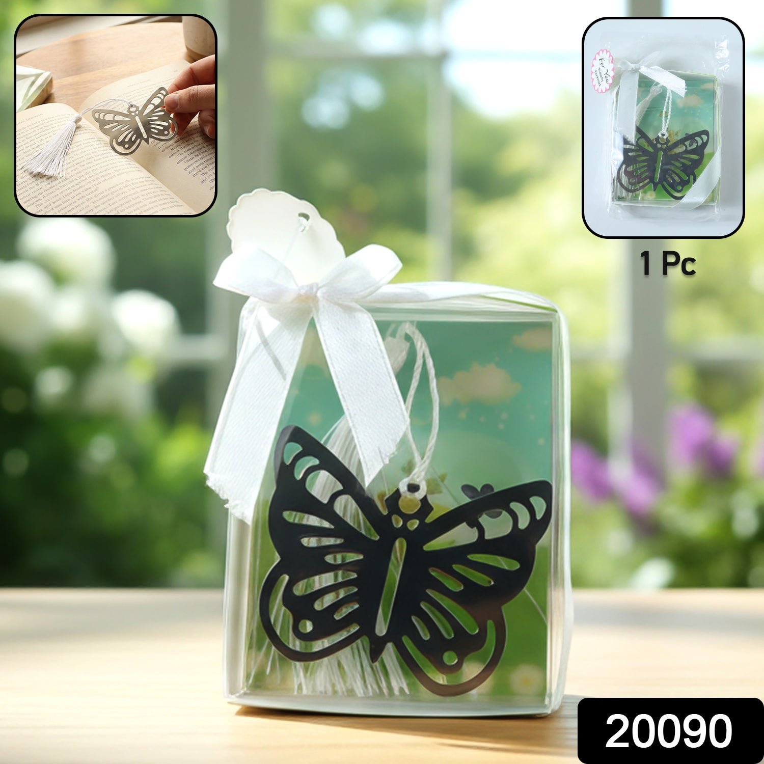 Butterfly Design Metal Bookmark – Elegant Reading Accessory