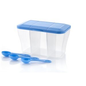 Airtight Storage Container – 750ml 3-Section Jar | Organivo