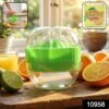 Manual Citrus Juicer – Splash-Free Juicing with Bowl & Cover