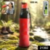 1000ml Sports Water Bottle – Leakproof Flip Lid & Carry Strap