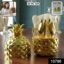 Gold Stainless Steel Cutlery Set – Luxury 24-Piece with Pineapple Stand