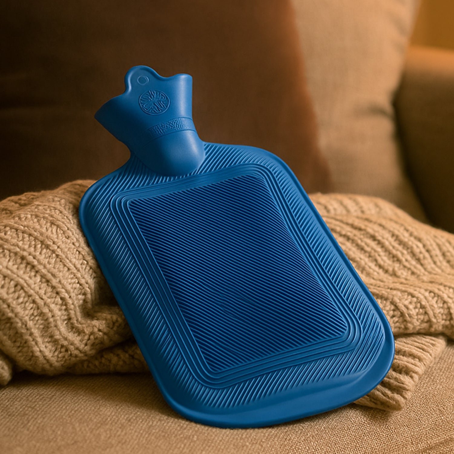 Rubber Hot Water Bag for Pain Relief, Muscle Aches & Warmth | Velvet Wellness