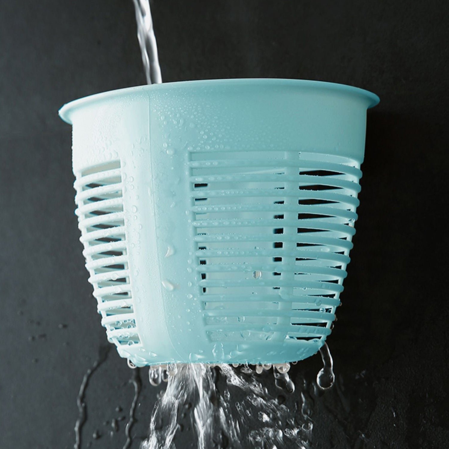 Hanging Plastic Storage Basket – Wall Mounted Organizer | Bathora