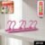 Multi-Purpose Hanging Organizer – 6 Durable Pink Hooks
