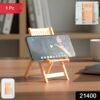 Mini Chair Mobile Stand Holder – Foldable & Portable Peach Phone Stand
