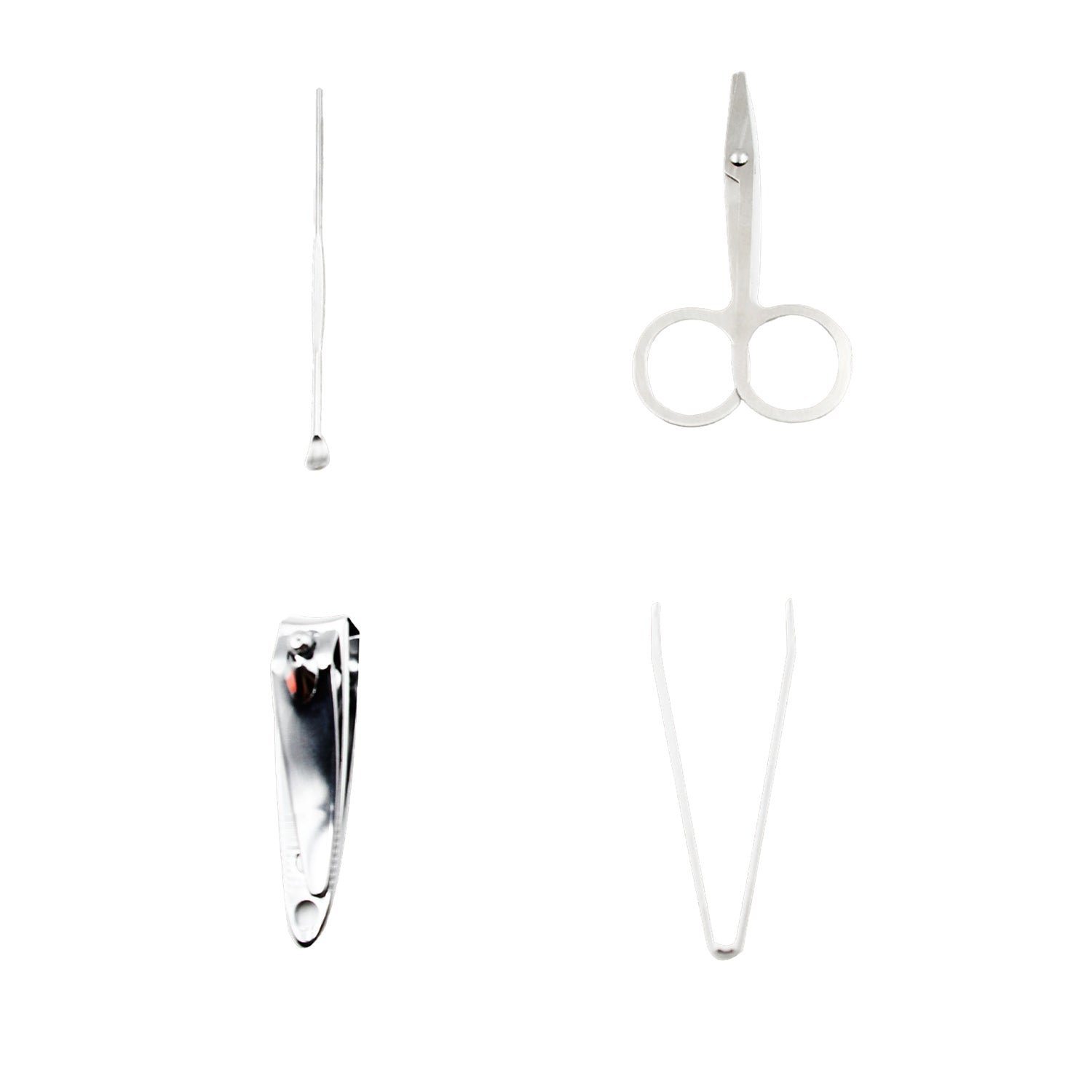 Nail Clipper Set – Stainless Steel 4-Pc Travel Manicure Kit | AuriGlam