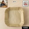 Air Fryer Liners Square Disposable Paper 160x45 mm Non-Stick Easy Clean