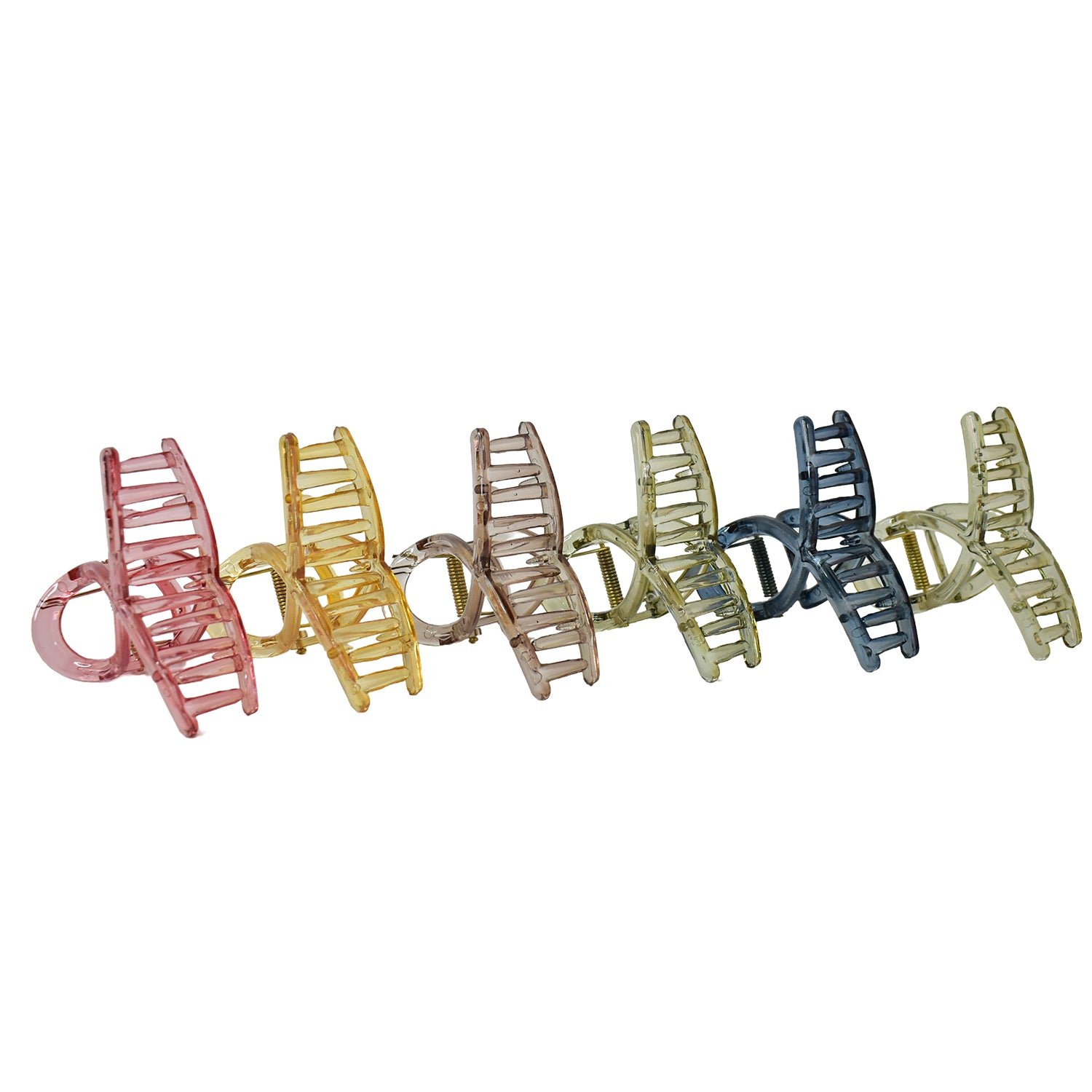 Matte Plastic Hair Clamp – Durable Firm Grip for All Hair Types