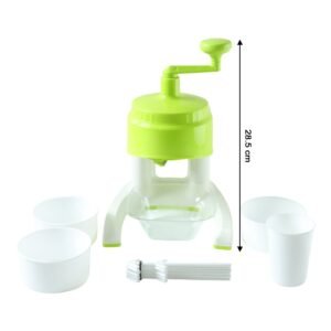 Manual Ice Crusher – Hand Crank Snow Maker for Beverages