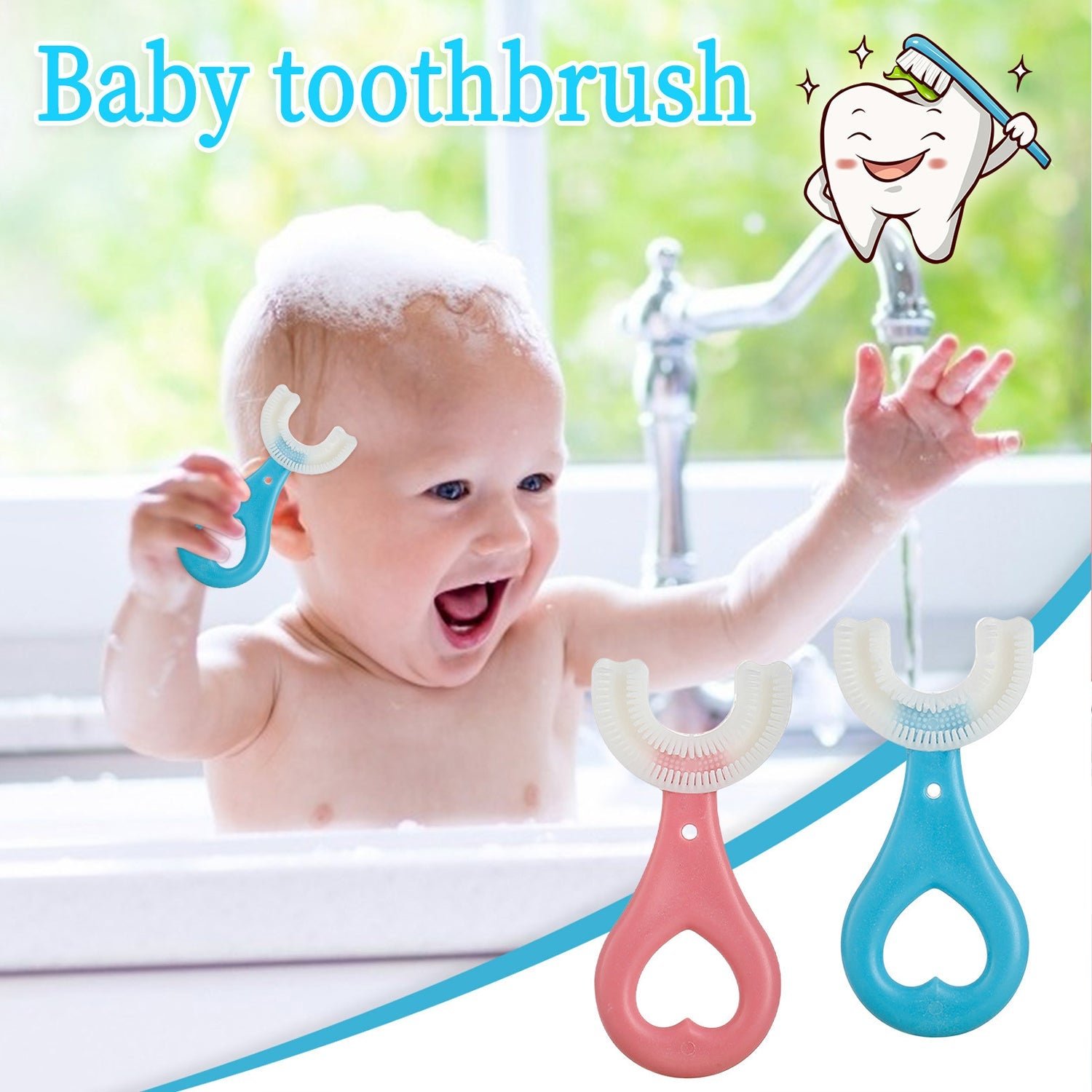 Kids Toothbrush – Soft Bristles & Easy Grip | Mini Bubbles
