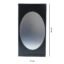 Rotating Storage Cabinet with Mirror, Space-Saving Wall Organizer