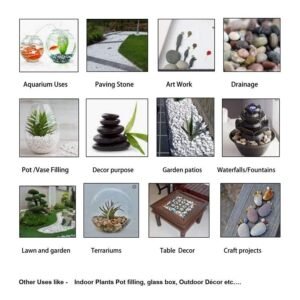 Decorative Pebbles – Multicolor Stones for Garden & Vase | Indo Glow