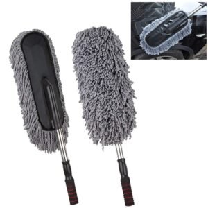 Car Duster – Retractable Handle Microfiber | Velvet Wheels