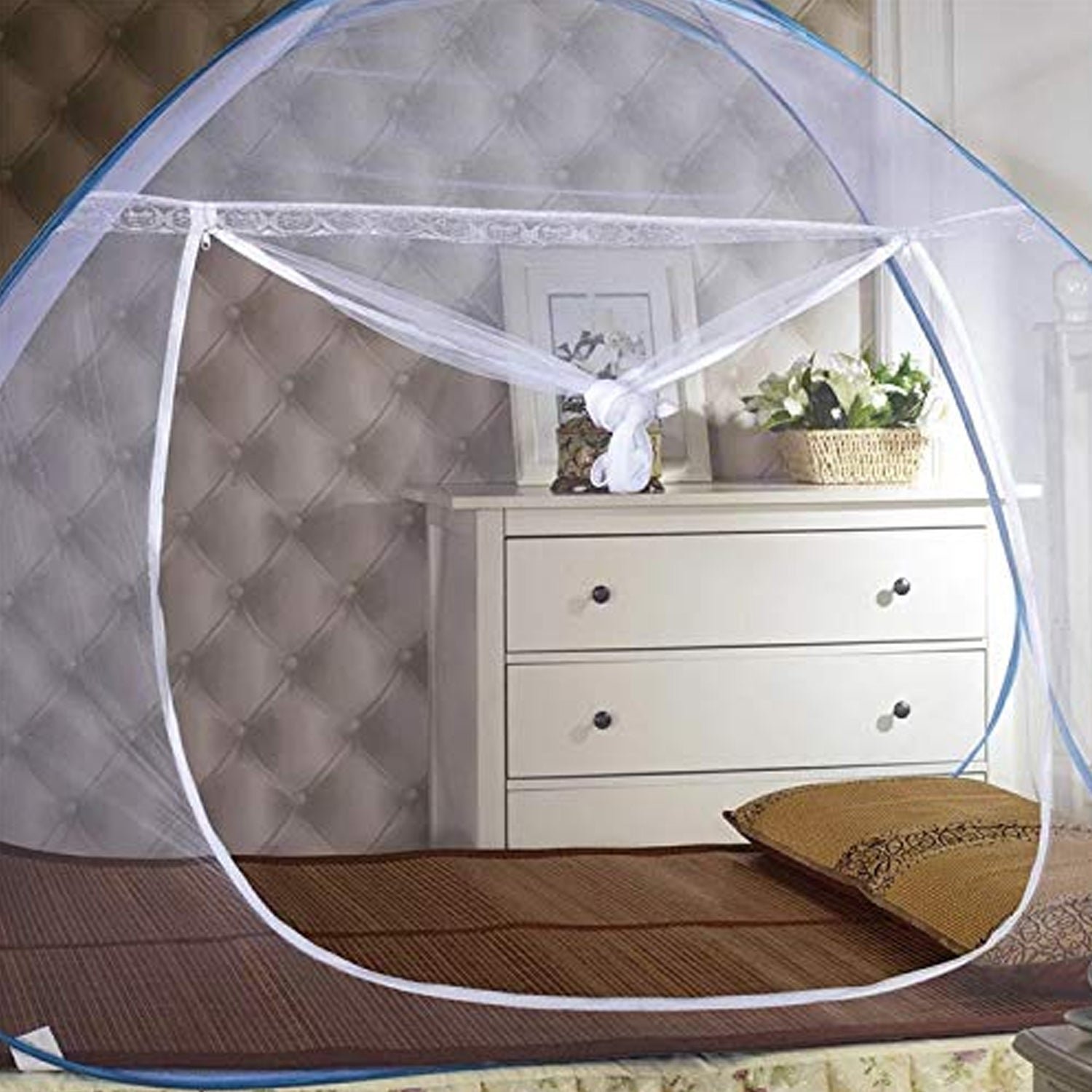 Polyester Foldable Mosquito Net Tent – Easy Setup & Portable Protection