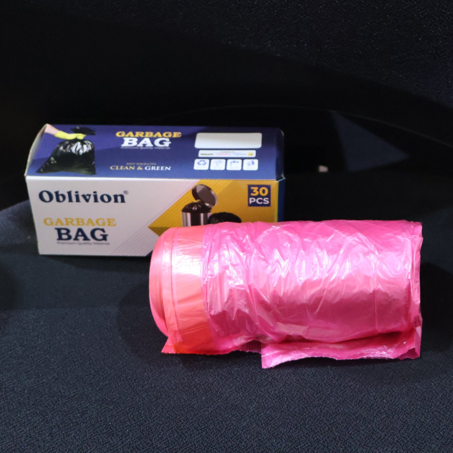 Biodegradable Garbage Bags – Durable Leak-Proof 45x45 cm