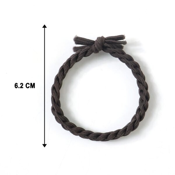 Braided Elastic Hair Bands Set – Strong Hold & Durable Design