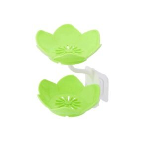 Self-Draining Soap Dish – Flower Design Bathroom Holder | VelvetBubbles