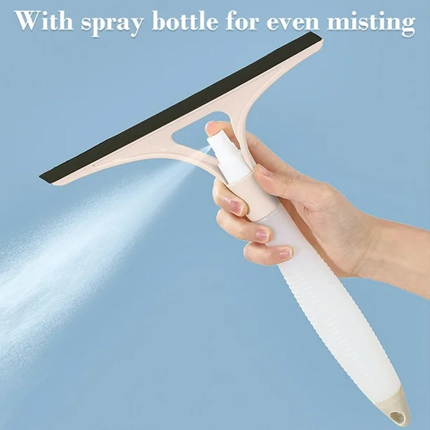 Window Cleaning Spray Brush – Streak-Free Glass & Car | Velvet Wipe