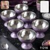 Stainless Steel Dessert Bowl Set – Elegant & Durable Serving Cups