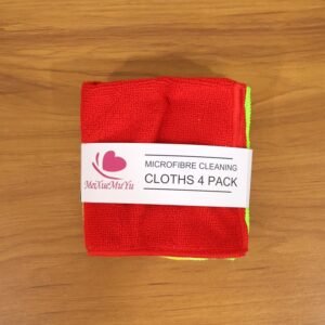 Microfiber Cleaning Cloths – 4-Pack Lint-Free Multipurpose Towels