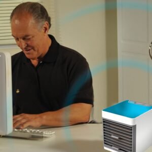 Mini Portable Air Cooler – Personal USB Cooling with LED | Airvanta