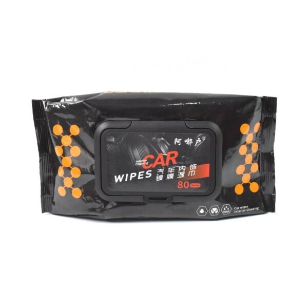 Car Cleaning Wipes – Dashboard & Interior Polish (80 Pcs) | Velvet Wheels