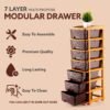 7-Layer Plastic Storage Drawer Organizer – Durable & Spacious