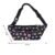 Floral Print Waist Bag – Adjustable Strap with Zipper Pockets