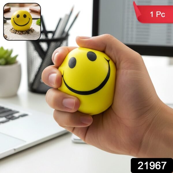 Soft Foam Smiley Toy Ball – Stress Relief for Kids & Adults