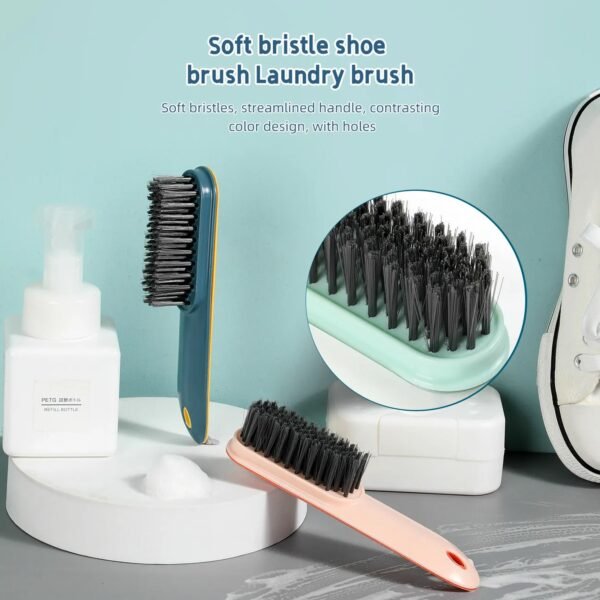 Shoe & Clothes Cleaning Brush – Soft Bristle Scrubber | Velvet Wipe
